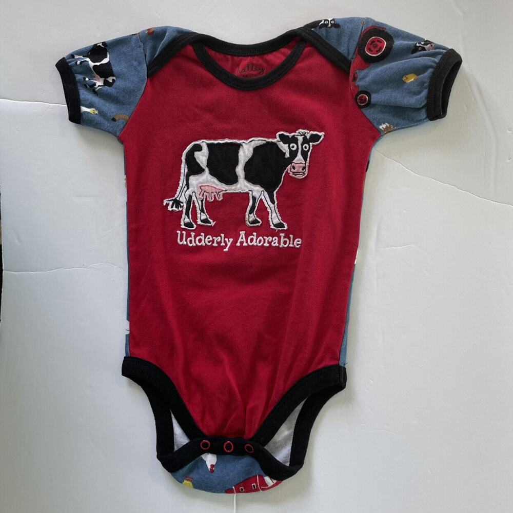 Hatley Uddey Adorable Farm Onesie Size 12-18M